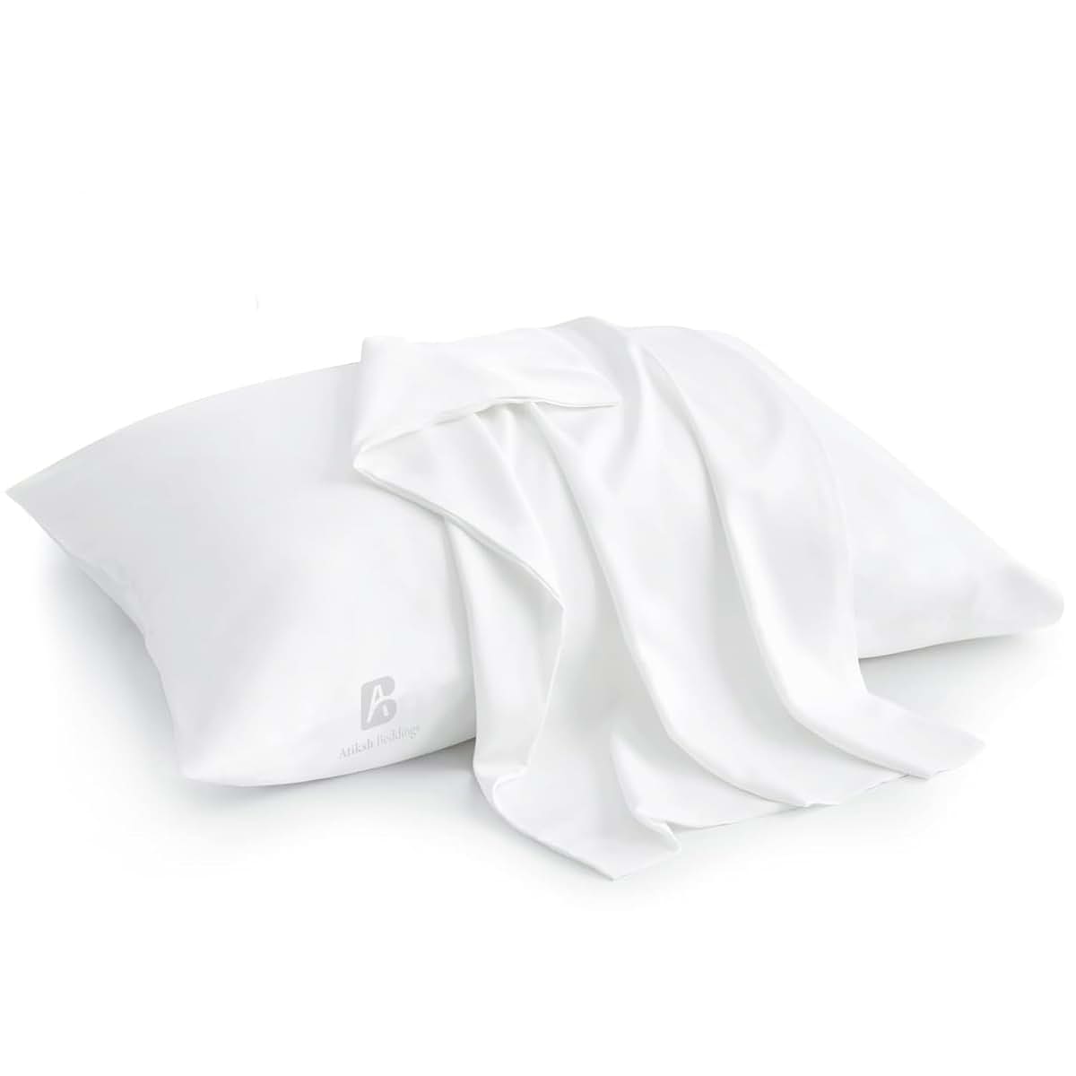 Atiksh Beddings™ Pack of 2 13x18 Inch Toddler Travel Pillow Cases – 100% Soft Egyptian Cotton, 600 Thread Count with