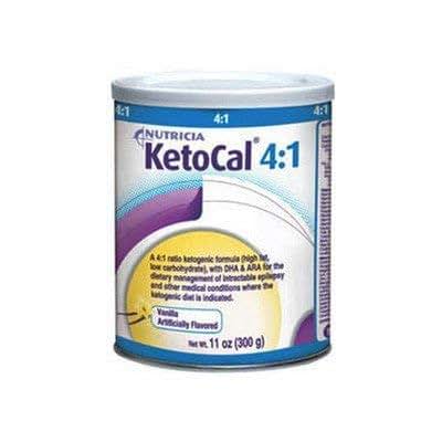 Nutricia North America KetoCal 4:1 Vanilla Flavor Powder Can 300g