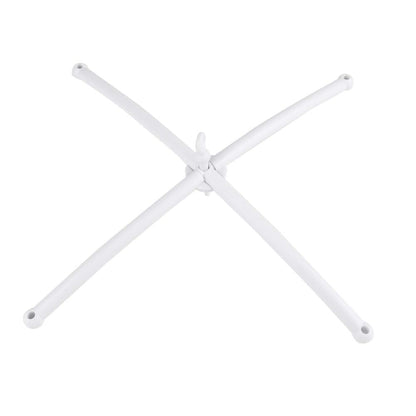 BabyOneStop Baby Crib Mobile Holder Arm Bracket for Crib and Perambulator, White ABS