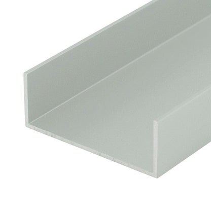 Outwater 1-7/8 Inch Aluminum U-Channel 46 Inch Length Pack of 3 for Furniture Edge Protection