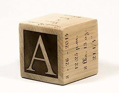 Little Wooden Wonders Personalized Wooden Baby Block (photo 2)