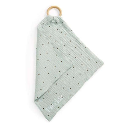 Things Remembered Embroidered Mini Teether Blankie in Polka Dot (Free Customization) (photo 2)