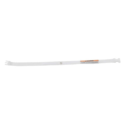 AFG Baby Furniture Elastic Safety Strap for Changing Pad in White