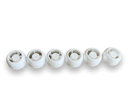 Kangoo Additional Reusable Plastic Food Pouches Caps Pack Of 6