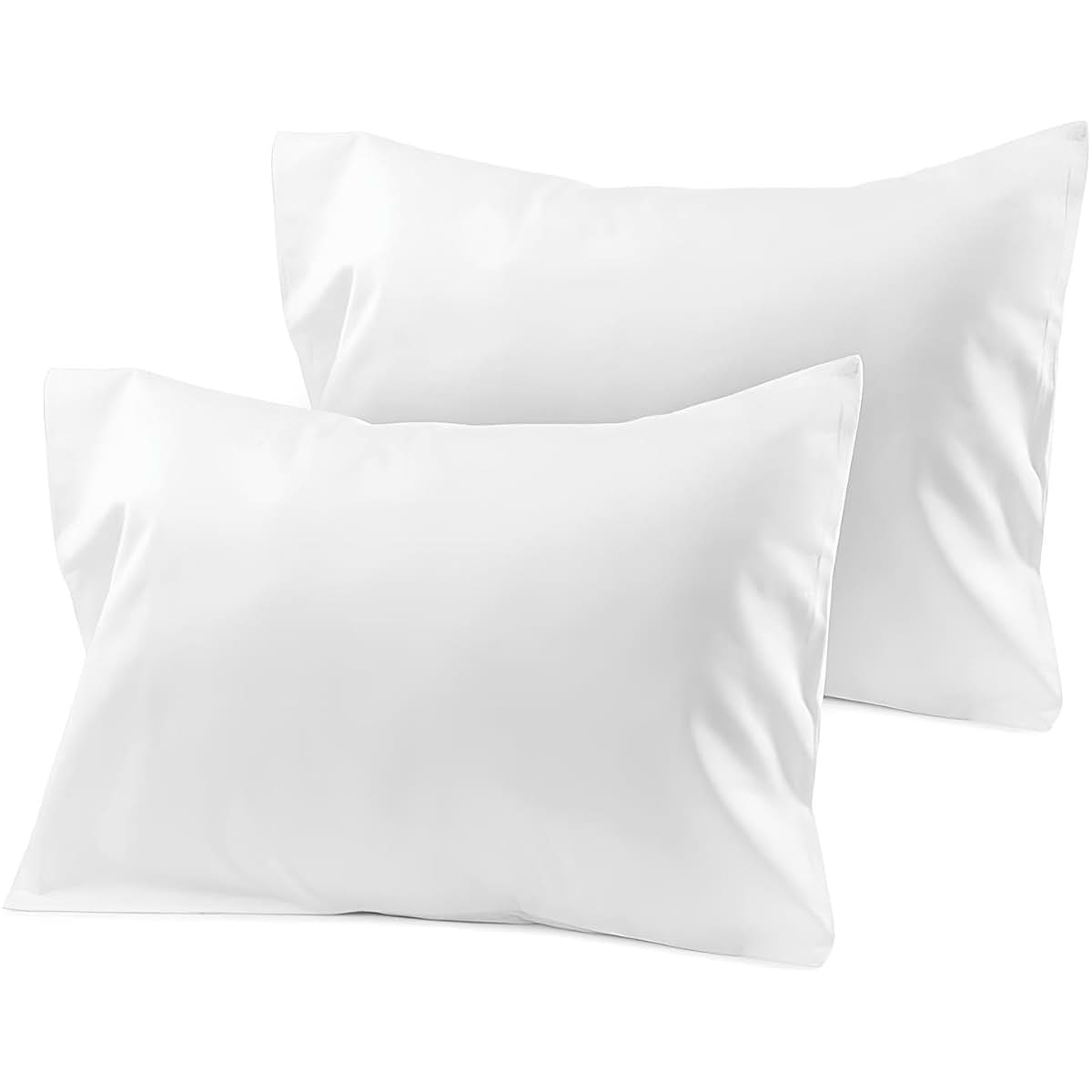 Webuystock Toddler Travel Pillowcase Set, 14 x 20 White Cotton