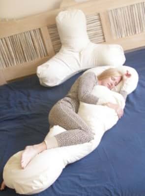 Treehugger Pillows The Curvy Bodypillow Cover - White - 100% Cotton Patent Pending (photo 3)