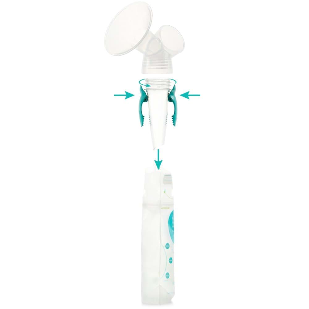 Evenflo Feeding Advanced Breast Milk Storage Bag Adapters
