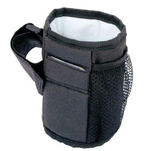 Magik Stroller Bottle Holder With Mesh Storage Pockets