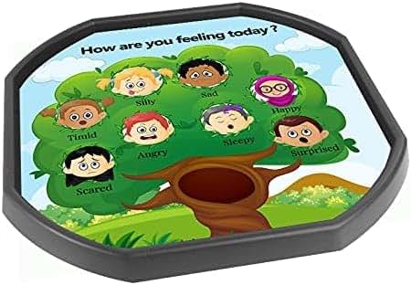 Tiger Moon Emotions Tree Children's Tuff Tray Play Mat