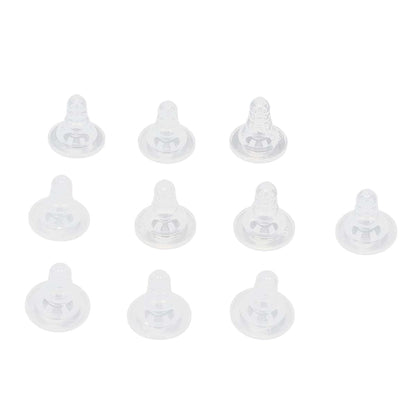10 Pack Silicone Livestock Nursing Nipples for Lambs, Goats, Sheep, and Cattle