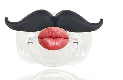 BabyStache Funny Baby Pacifier Mustache Barber Black (photo 3)