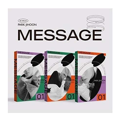 MARU ENT Park Jihoon Message 1st Album Random Version CD+1p Poster+1p Folding Poster On Pack+80p PhotoBook+1p MOTD