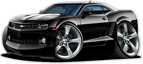FatCat Wall Graphics 2010-2012 Camaro Wall Decal Vintage 3D Cartoon Car Movable Stickers Vinyl Wall Stickers for Kids
