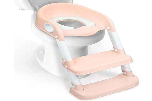 Mobiclinic® Kids, Potty training toilet seat, Lala Model, WC Adaptor for Children with Ladder, Non-Slip, Adjustable