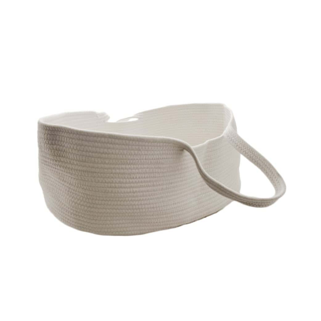 Sgqtqybk 70x40x25CM Baby Changing Basket, Folding Baby Travel Carrying Basket, Woven Sleeping, Moses