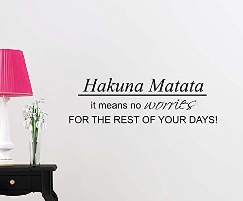 Simple Expressions Arts Hakuna Matata Vinyl Wall Decal