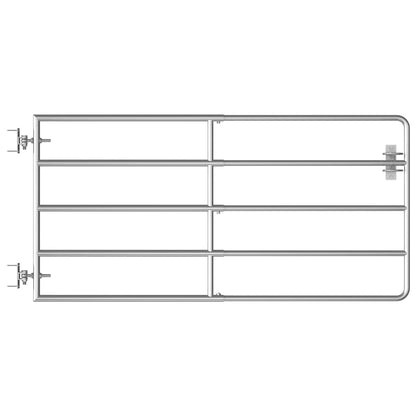 Zxqvlmrs Adjustable 5 Bar Field Gate For Farm And Garden (photo 2)