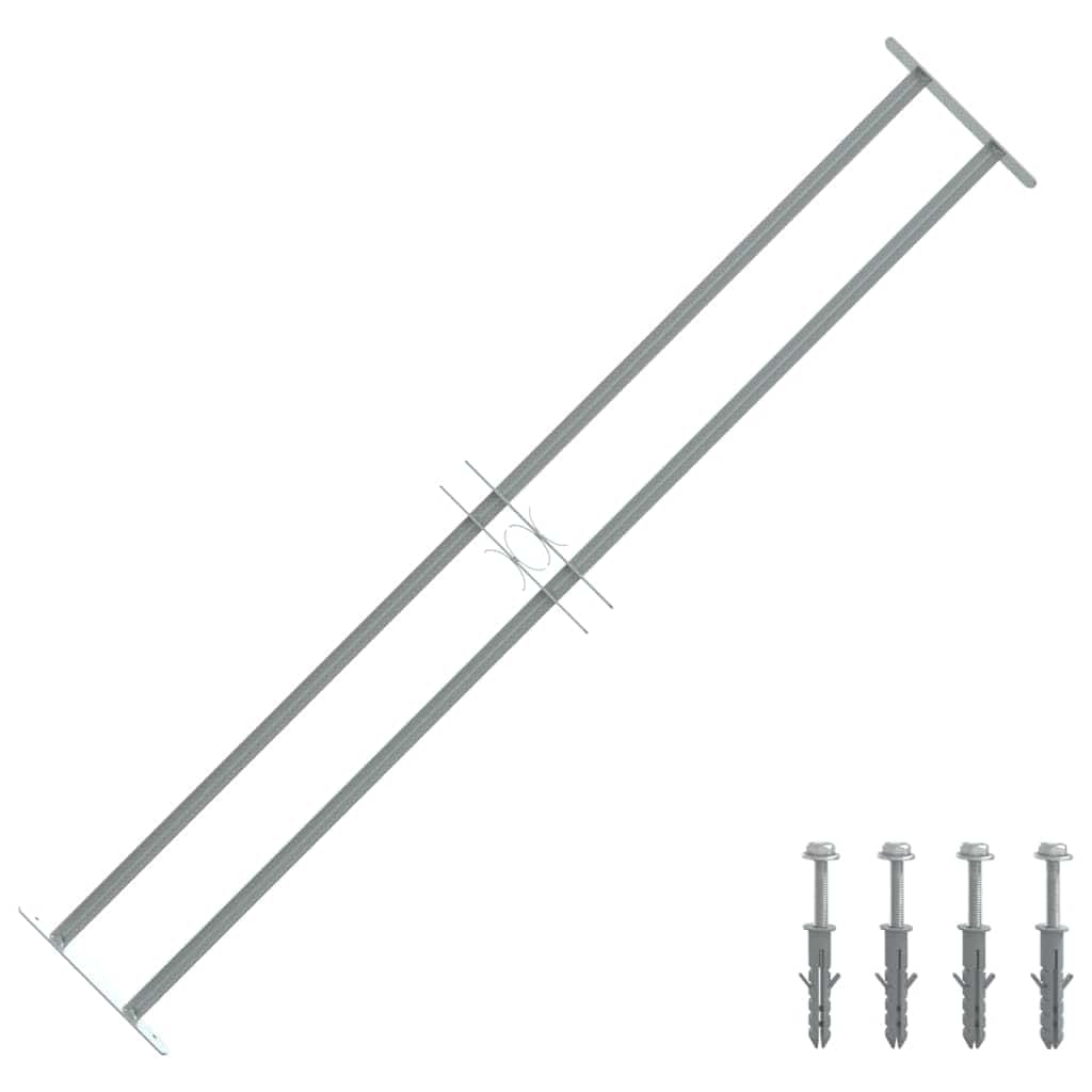 FMPGJLYH Adjustable Window Security Grille With 2 Crossbars