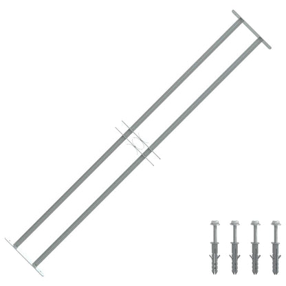 FMPGJLYH Adjustable Window Security Grille With 2 Crossbars
