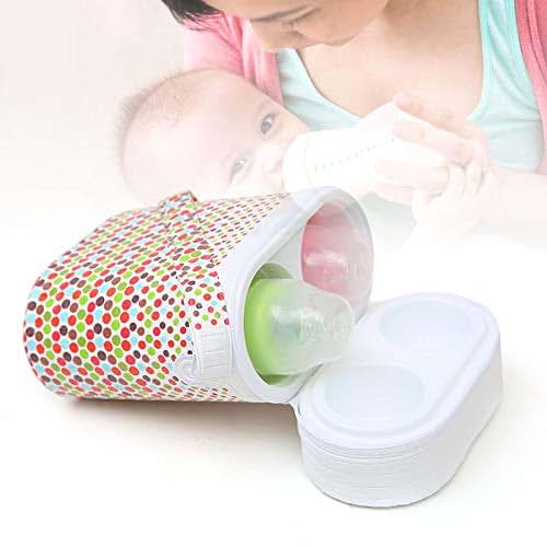 TKOWTB Cute Cartoon Baby Bottle Bag Portable Baby Bottle Insulation Bags Mummy Handbag Milk Thermal Food Warm Bag (photo 3)