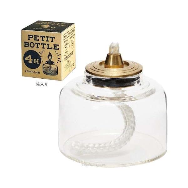 Kameyama Candle House Petite Bottle 4H Clear Container