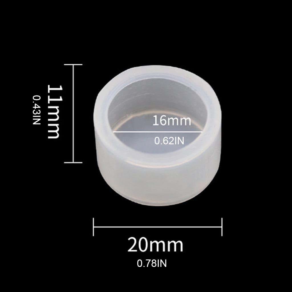 WAGHAVEN Round Button Protective Sleeve Silicone Push Button Covers Clear Button Protector for Misoperation (photo 2)
