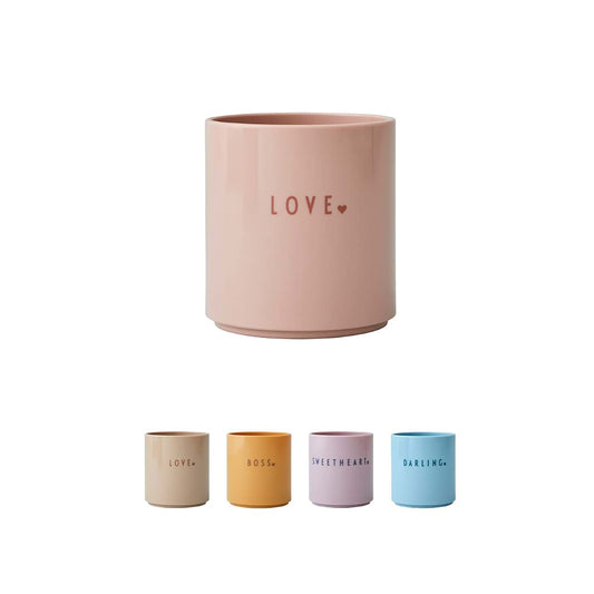Design Letters Mini Sippy Cup For Kids - Nude