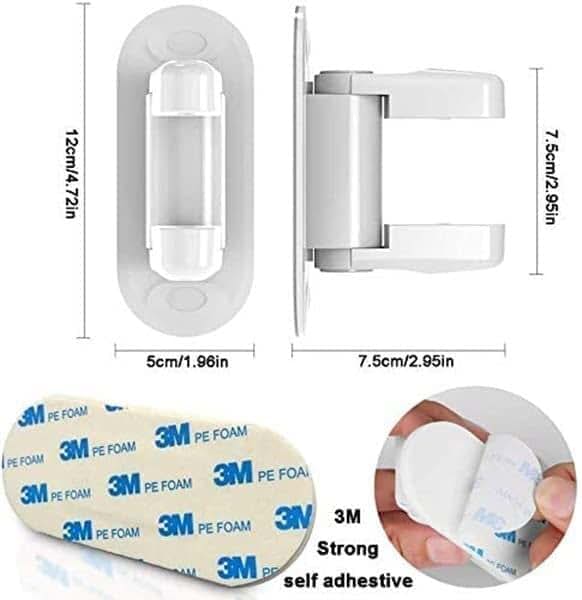 Door and Window Handle Locks for Kids | Adhesive Safety Lock System