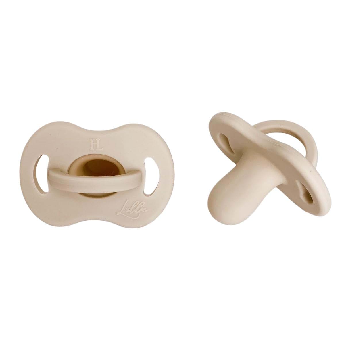 Huney Love The Lullie Pacifier For Babies 3-24 Months In Beige