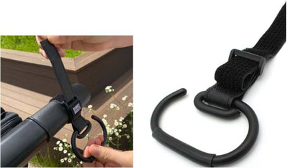 Buddyduggy Nonslip Stroller Hook For Diaper Bags And Shopping