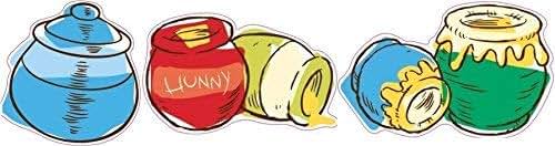 Disney Winnie The Pooh Honey Pot Peel And Stick Vinyl Wall Decals