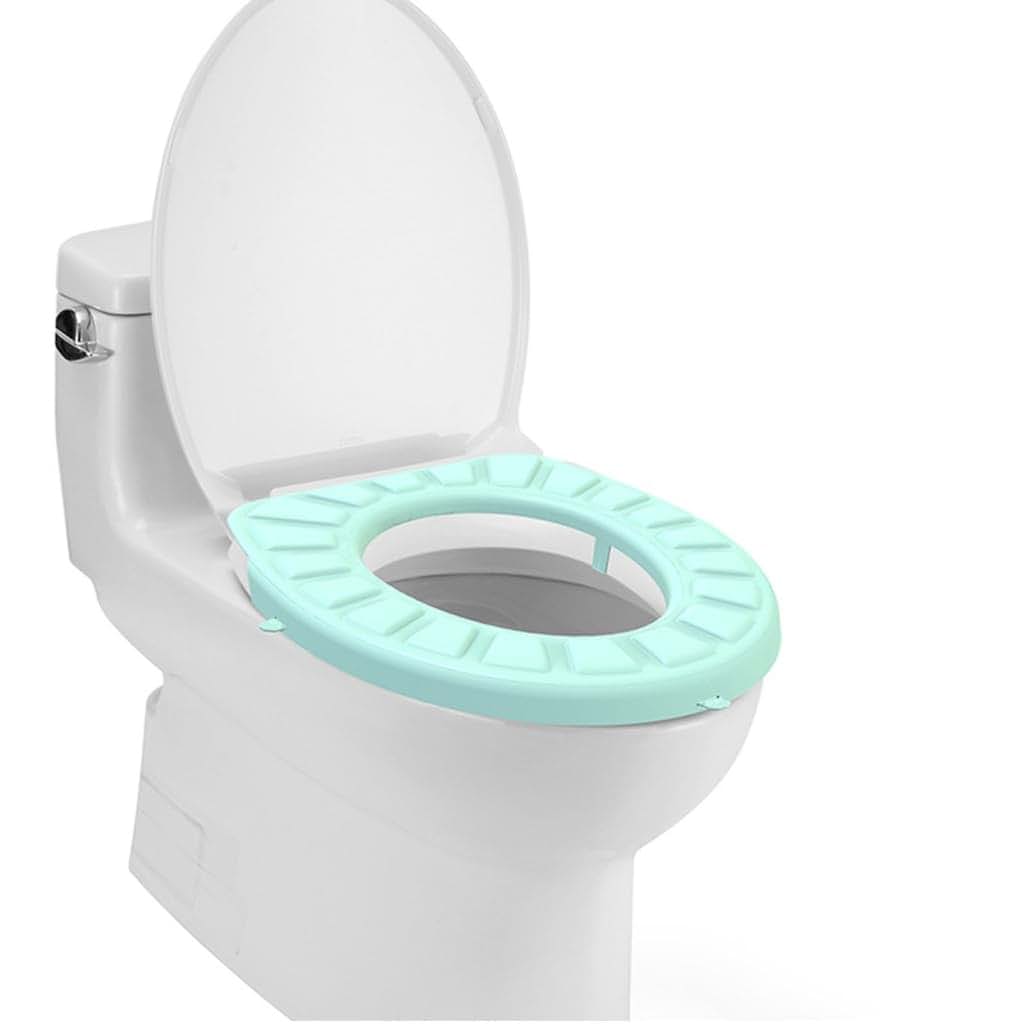 APGLSXY Silicone Toilet Seat Cover Decorative Mat Waterproof Thicken Mat Supplies for Home Bathroom Showering