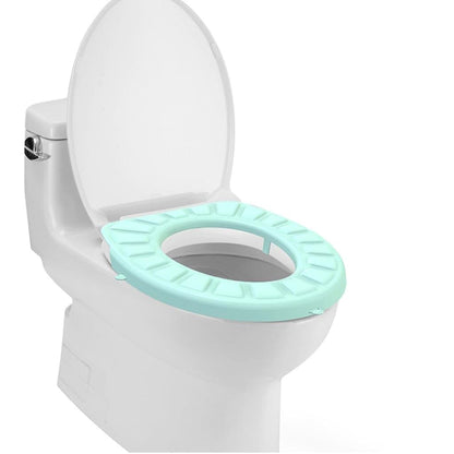APGLSXY Silicone Toilet Seat Cover Decorative Mat Waterproof Thicken Mat Supplies for Home Bathroom Showering