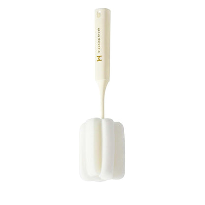 Kayno Long Handle Sponge Bottle Brush - Beige