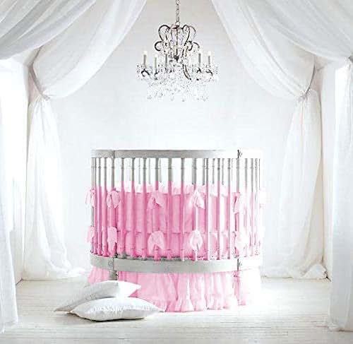 Divine Bedding 5 Piece Round Bedding Set 500 TC 100% Egyptian Cotton 1 Blanket, 1 Pillowsham, 2 Fitted Sheet 8'' Deep