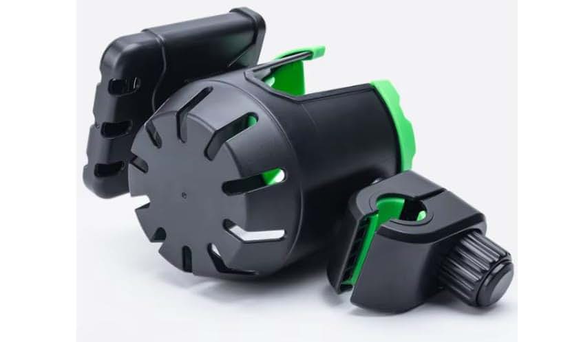 Zrafu 2-in-1 Cup Holder with Phone Holder for Stroller, Bike & Wheelchair (photo 2)