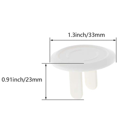 Heyiarbeit 12-Pack Outlet Covers Child Proof Plug Cover White ABS