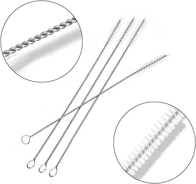 BEUICIRY Straw Cleaner Brush 12 Inch Extra Wide 12mm 10 Pack