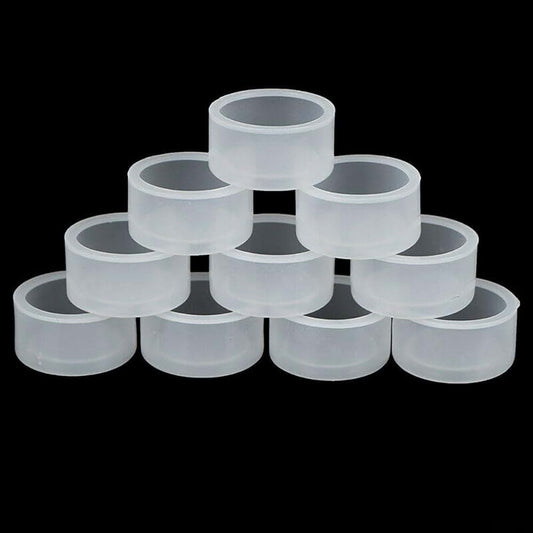 BabyOneStop 10-Piece Rubber Push Button Switch Cap 22mm Mount Clear Cover