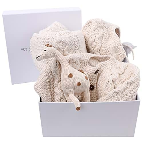 Our Green House Generations Organic Baby Gift Box, Neutral Cream