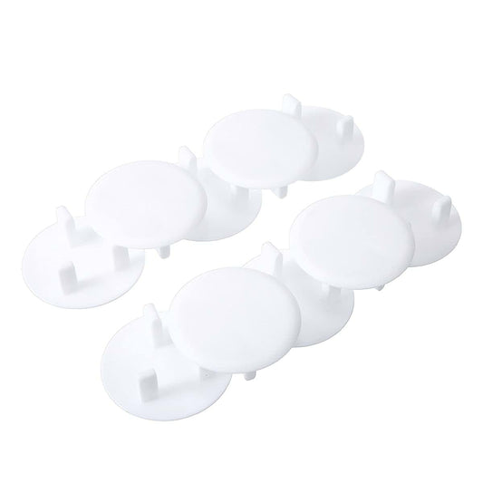 BabyOneStop 20-Piece UK 3-Pin Plug Socket Covers in White