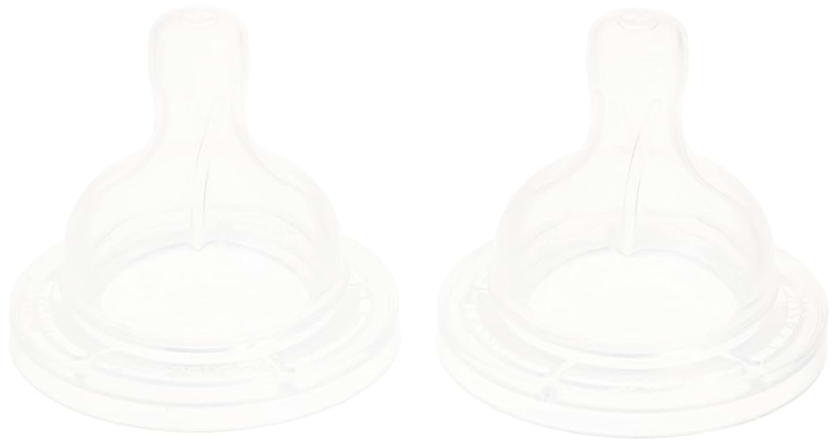 Philips Avent Anti-Colic Slow Flow Nipple, 2-Pack