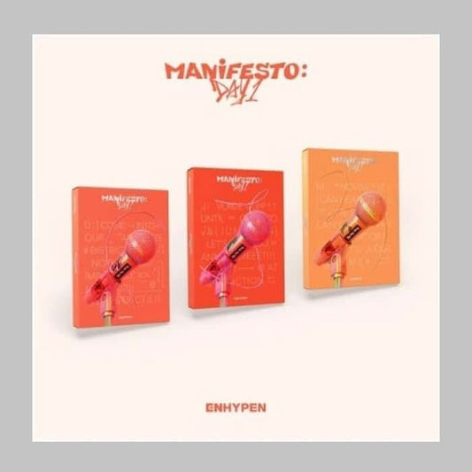 DREAMUS ENHYPEN MANIFESTO : DAY 1 3rd Mini Album Random Version with CD and PhotoBook