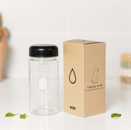 Kim's Table Shaker Bottle 350ml – Compact Portable Mixing Cup