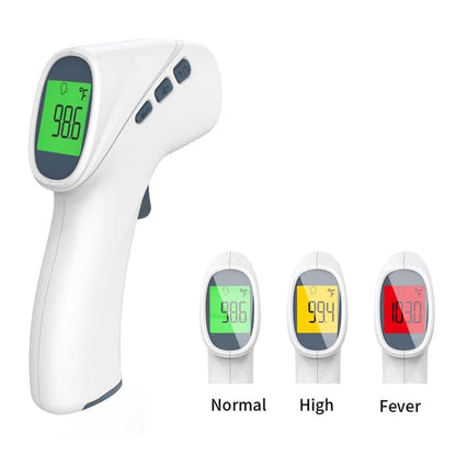 ECOMEDIX Touchless Digital Forehead Thermometer – Non-Contact Accuracy, Fast 1-Second Reading, Fever Alert, Backlit