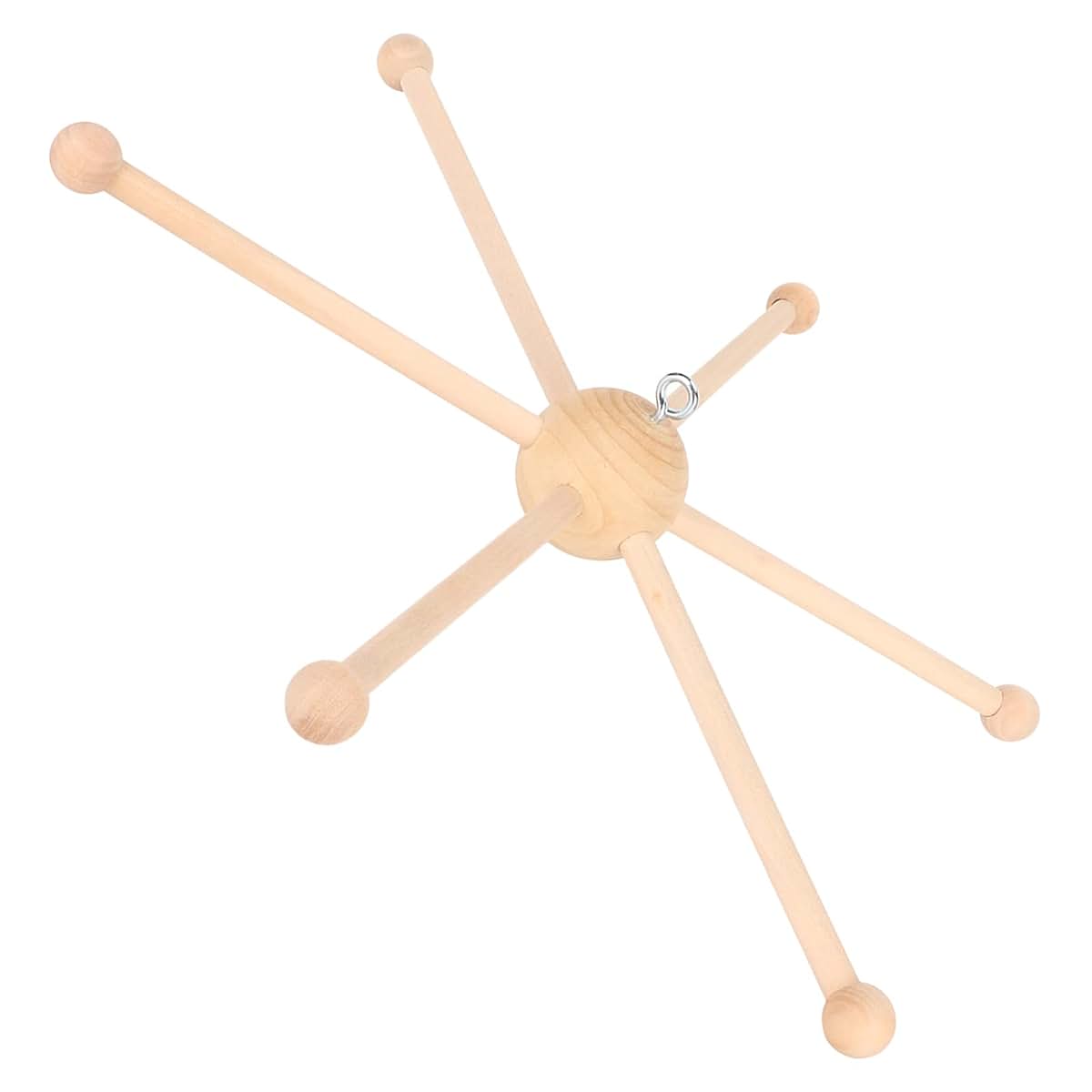 Wooden Baby Crib Mobile Hanger Frame Kit