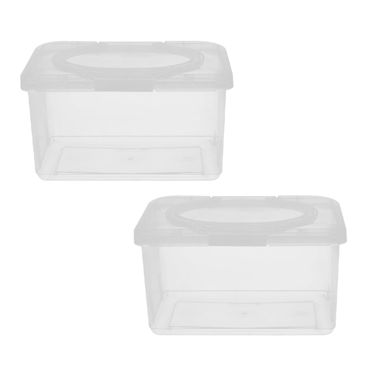 ORFOFE Wipes Dispenser Set with Lid for Bathroom and Diaper Bag
