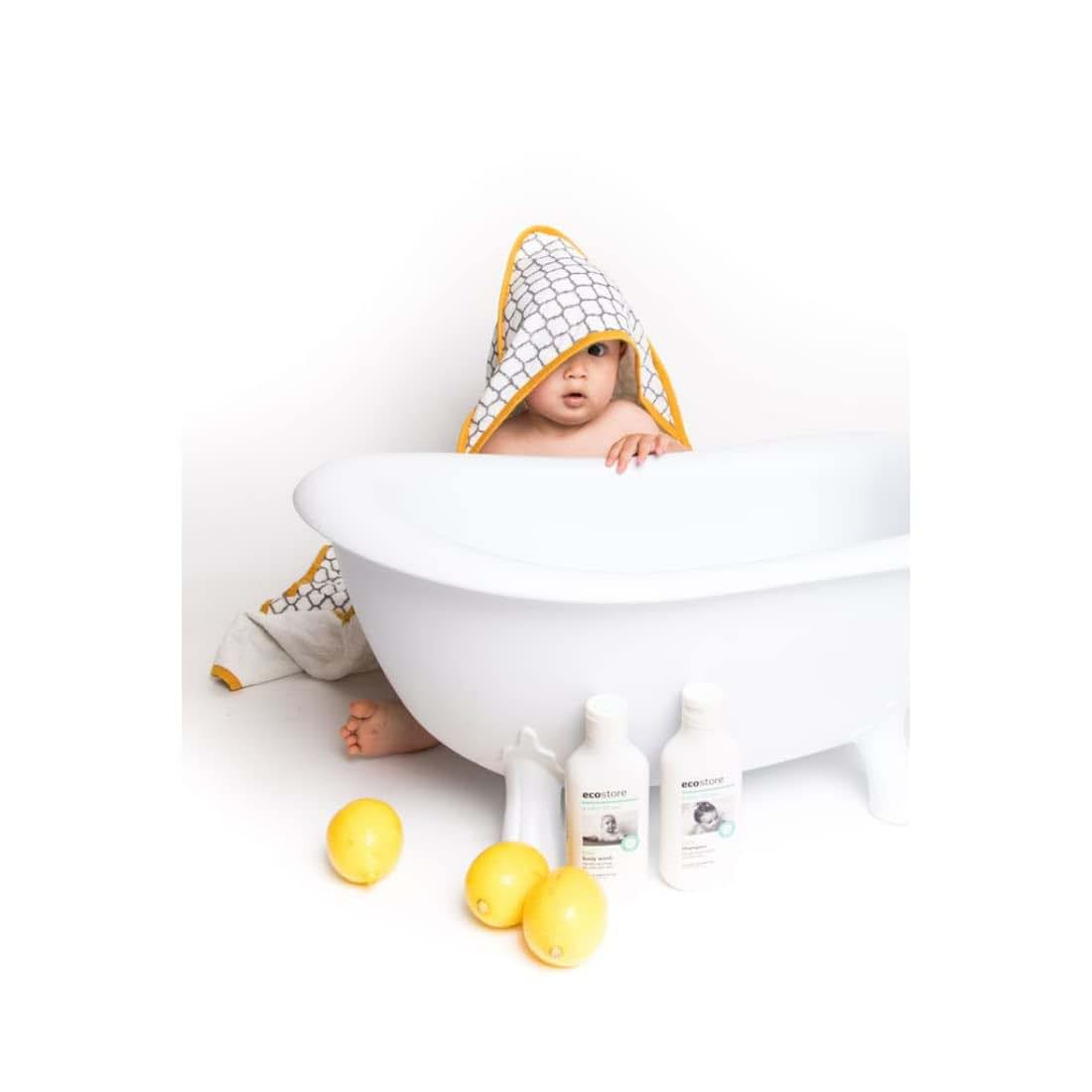 Malabar Baby Hooded Towels - Block-Printed Cotton Hooded Towel (photo 4)