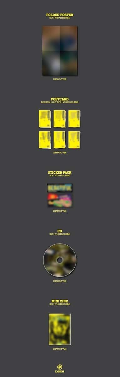 Katseye Beautiful Chaos 2nd EP Album Standard Version