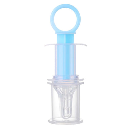 BabyOneStop Liquid Medicine Syringe for Infants and Toddlers, Silicone Dropper with Precise Scale, Blue